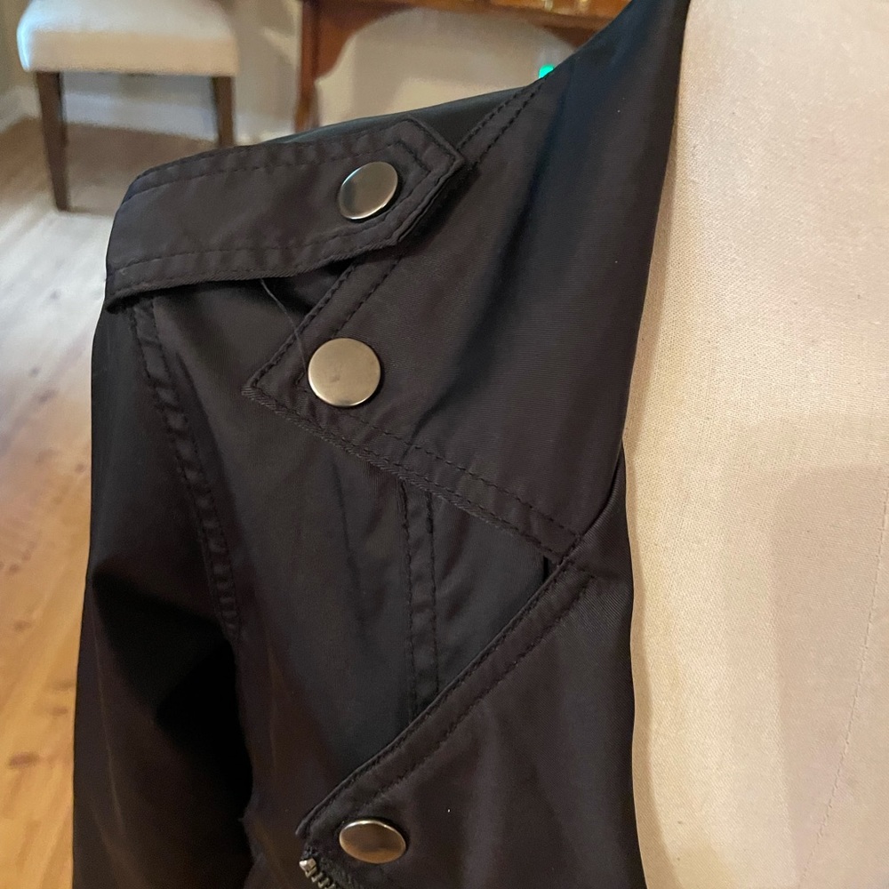 Millard Fillmore Black Moto Jacket Women's Size S - Picture 5 of 8